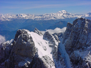 Adiantando a travessia dos Alpes por um dia, pude desfrutar de vistas maravilhosas e voar em paz. Foto Gérard Moss